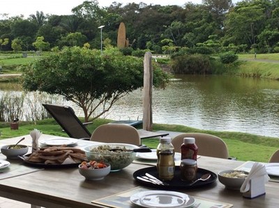 Breakfast with a lake view! Playa Hermosa, Costa Rica -  Mistico, magical beach community