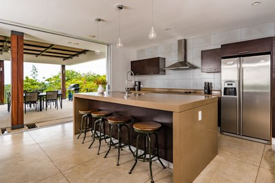 Open Kitchen in Luxury Ocean View Home For Sale in Nosara - Costa Rica