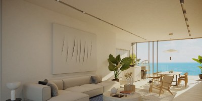Living room - Faro Escondido, condominiums for sale with ocean views, a place of dreams brought to your reality.