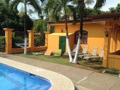 Sunbathing area. Vacation Rental Property. Playa Herradura. Puntarenas. Costa Rica
