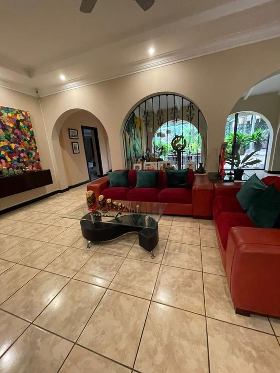 One Story House Modern for sale with a lot of art Santa Ana Costa Rica