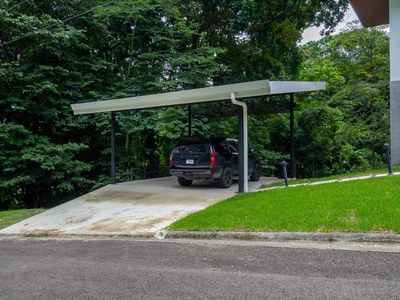 Car park. Rainforest dream house for sale in Costa Rica 