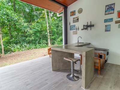 Back Porch. Rainforest dream house for sale in Costa Rica Near the Coast