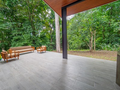 Back Porch. Rainforest dream house for sale in Costa Rica 