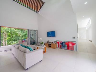 Living Room. Rainforest dream house for sale in Costa Rica Near the Coast
