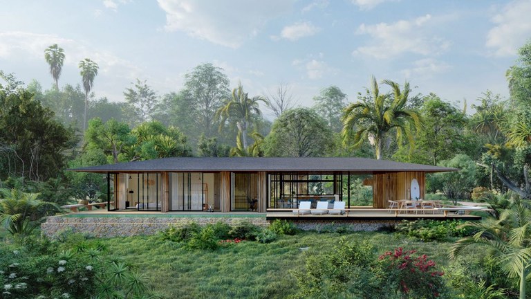 Jungle View - Horizontal Villa: Stunning pre-construction villa in paradise where you can live and work near the ocean!