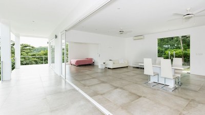 Large living room - Beautiful house for sale - overlooking the entire mountains in Guanacaste Costa Rica