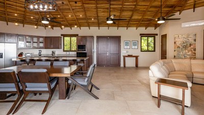 Large living room - Luxurious house with pool for sale - ocean and jungle views in Guanacaste Costa Rica