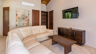 Large living room - Luxurious house with pool for sale - ocean and jungle views in Guanacaste Costa Rica