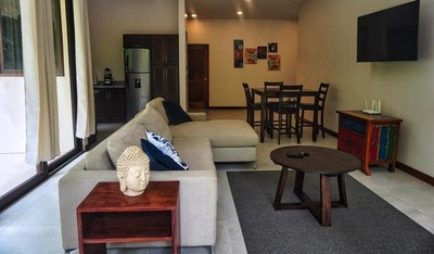 Living Room- luxury condo in Manuel Antonio in sale-a perfect place to live with your family