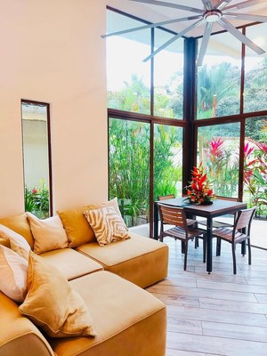 Living Room- luxury villa in Manuel Antonio for sale-beautiful place to live with family