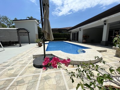 close to the beach Costa Rica,  with private pool in gated community Costa del Sol  3 bed 3 bath .jpeg