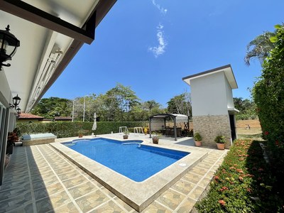 close to the beach Costa Rica,  with private pool in gated community Costa del Sol 8 3 bed 3 bath .jpeg