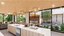 Moderna casa en venta, en lujosa reserva de Costa Rica - amplia cocina con acabados de lujo