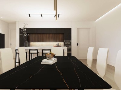Escazú Lifestyle – Luxurious apartment for sale in the San Rafael sector of Escazú - Kitchen with modern finishes