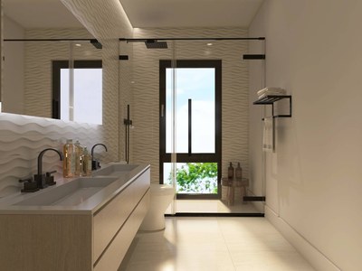 Escazú Lifestyle – Luxurious apartment for sale in the San Rafael de Escazú sector – Bathroom with modern finishes