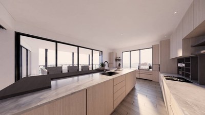 Escazú Lifestyle – Lujoso apartamento en venta en el sector San Rafael de Escazú - Cocina con modernos acabados